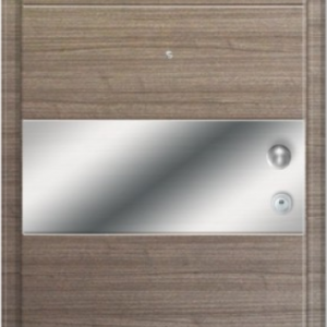 Πόρτα ασφαλείας Α12 laminate inox