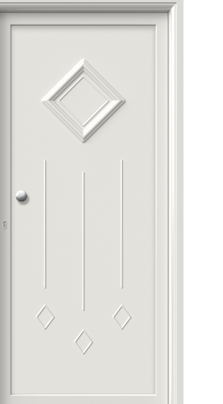 Πόρτα εισόδου αλουμινίου Π-1 Μ940 alumil